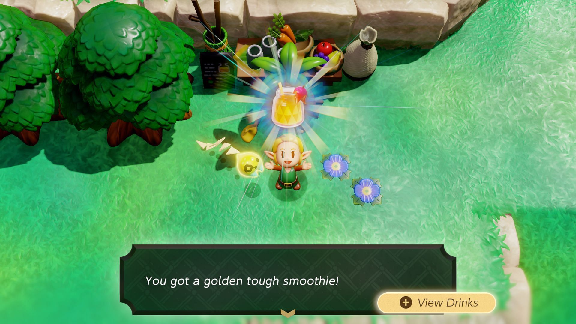 Tough Smoothies are one of the few defense-boosting options in the game (Image via Nintendo)