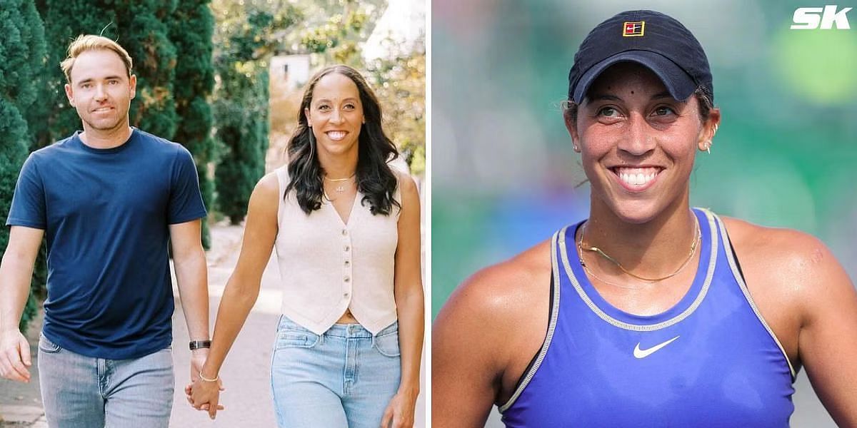 Bjorn Fratangelo and Madison Keys (Image source @madisonkeys on Instagram; Getty Images)