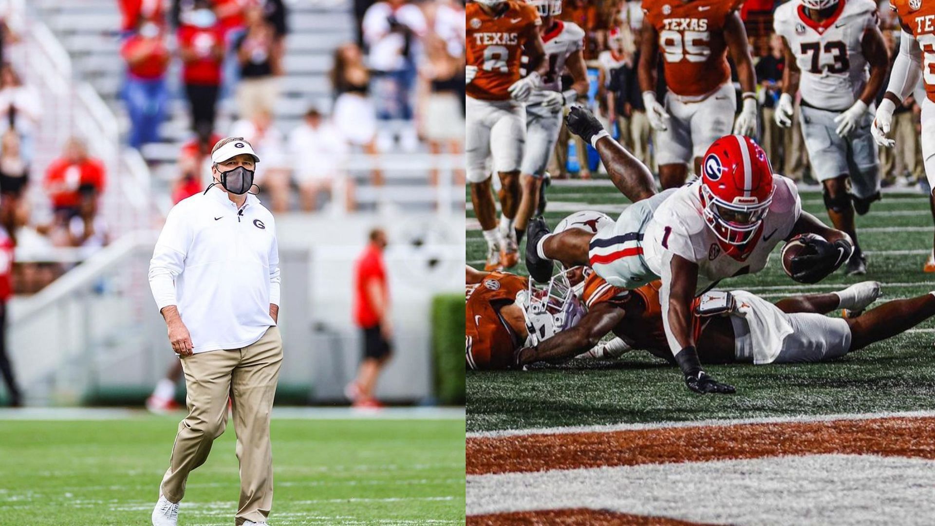 Kirby Smart and the Texas &amp; Georgia teams (Smart &amp; Georgia