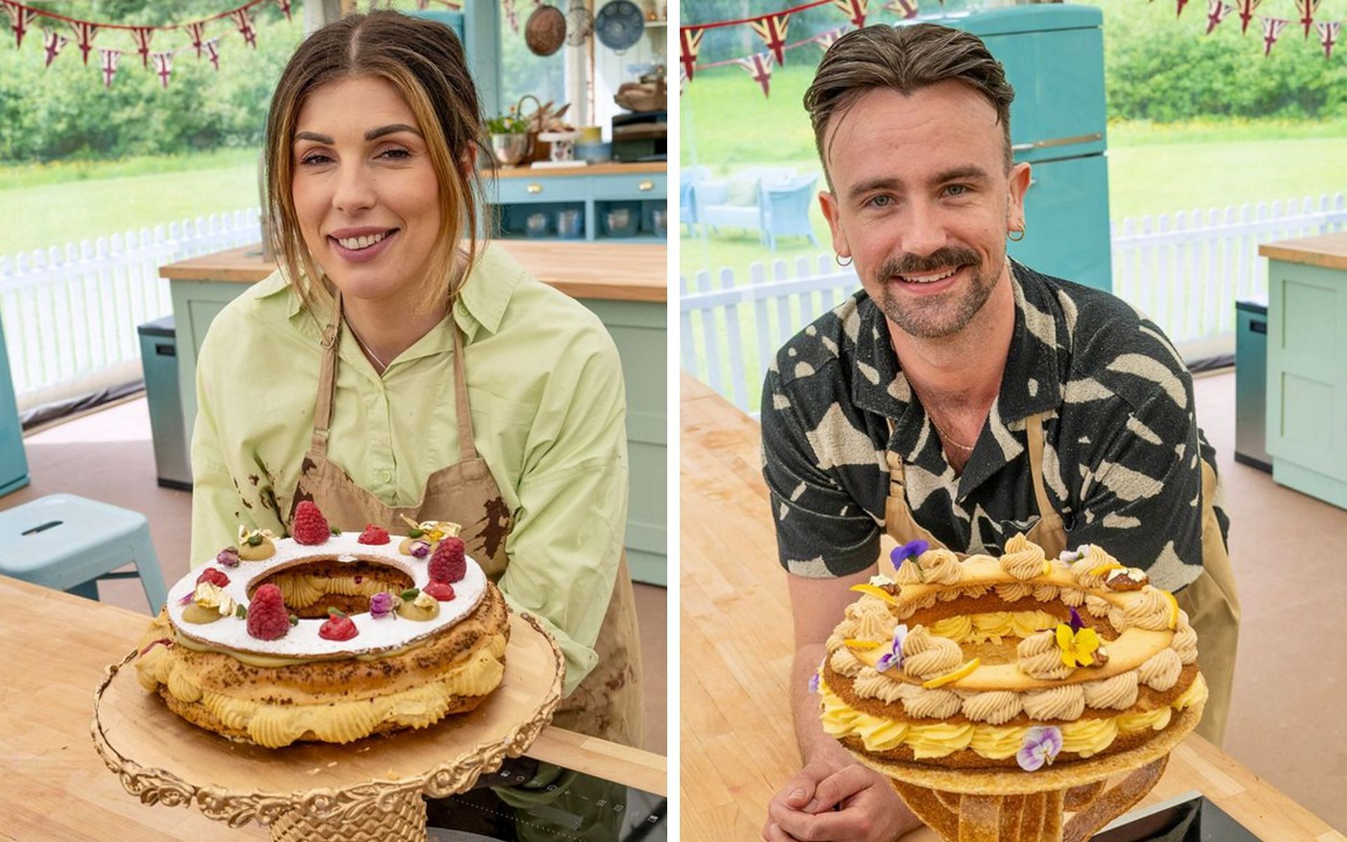 Georgie and Christiaan of The Great British Bake Off (Image via Instagram/@britishbakeoff)