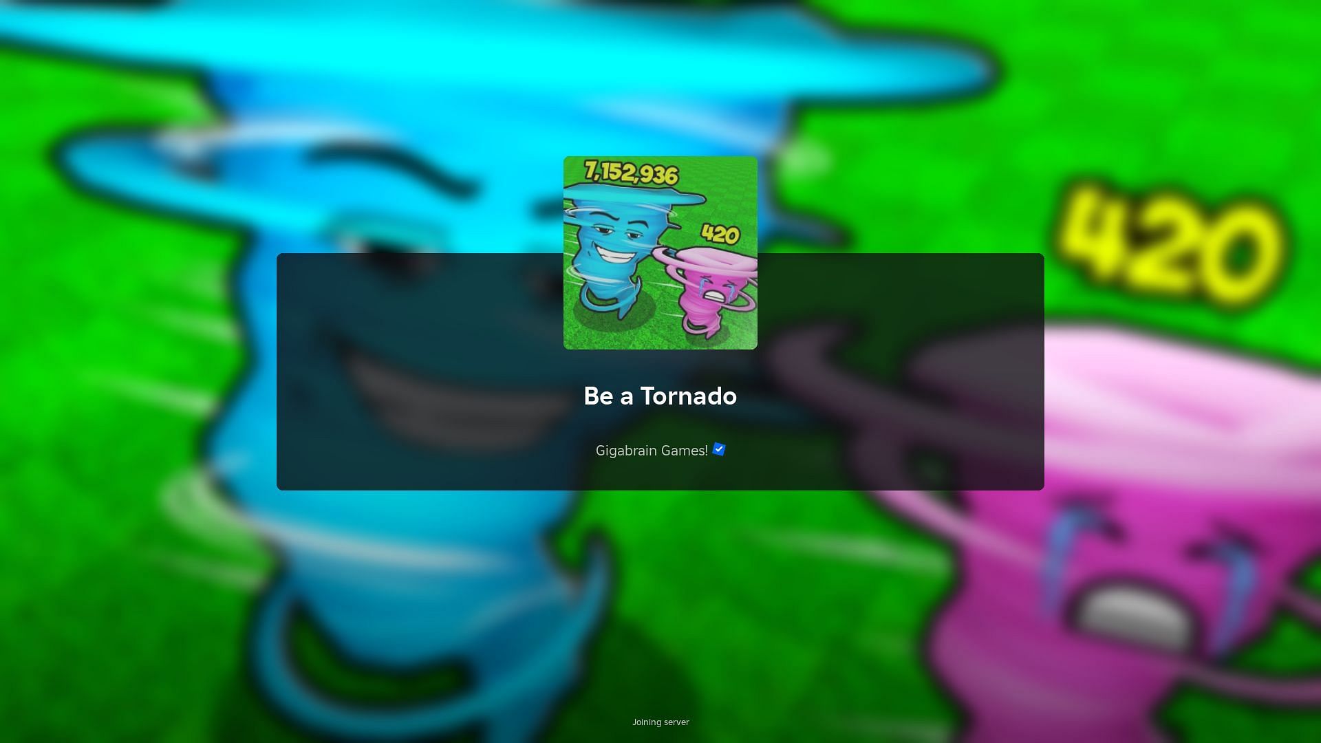 Roblox Be a Tornado