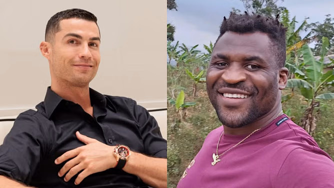 Cristiano Ronaldo makes surprise appearance at PFL event in Riyadh, shows support to Francis Ngannou by joining him backstage before bout