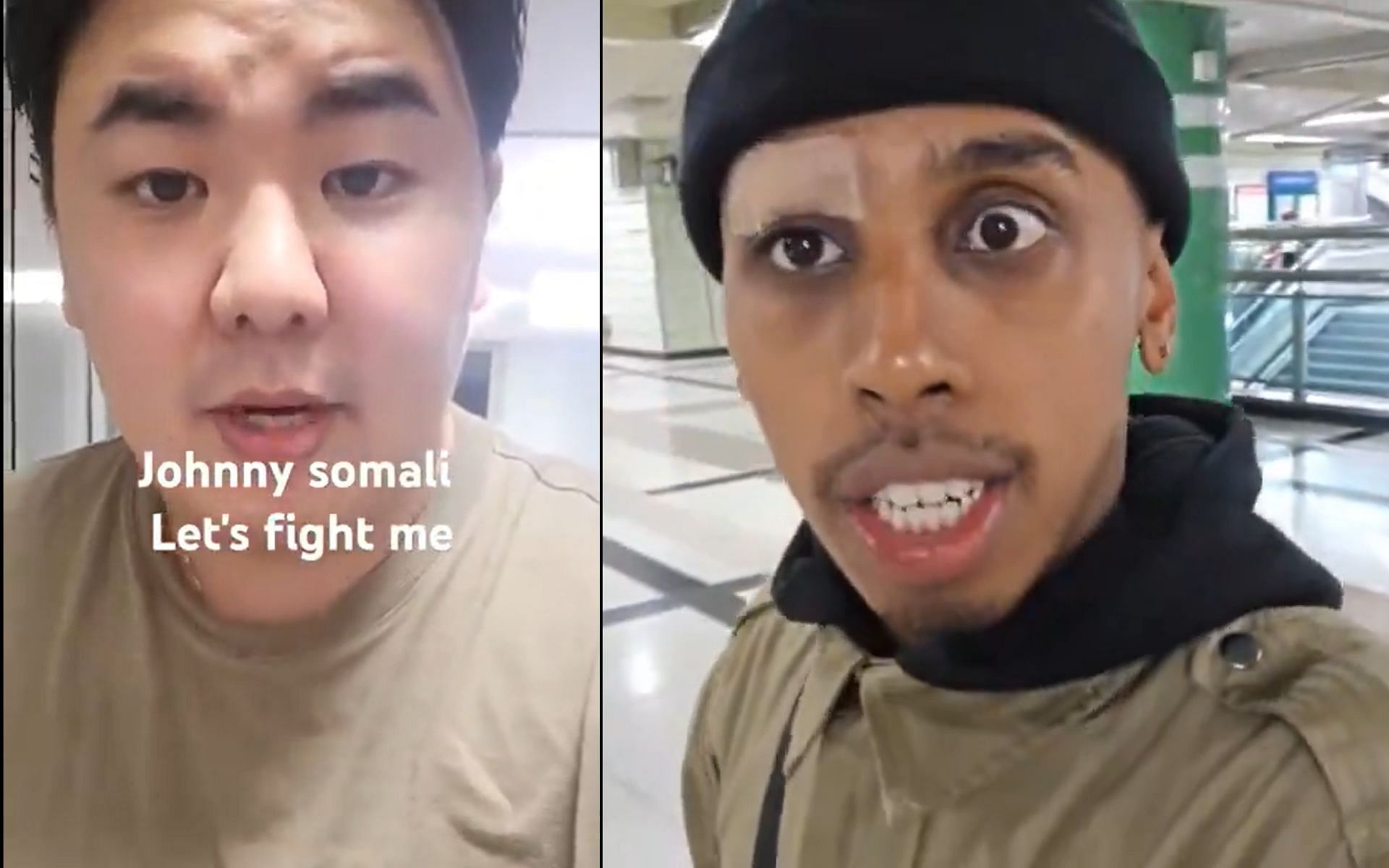 South Korean YouTuber threatens Johnny Somali