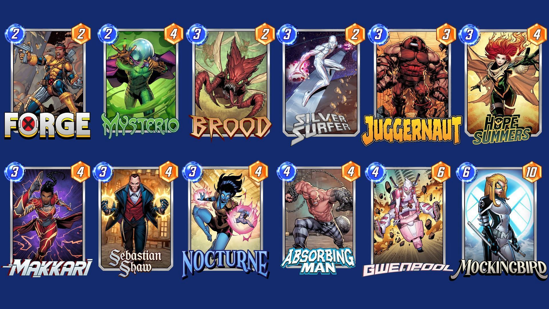 The Surfer Pool Deck is another great Marvel Snap Gwenpool deck (Image via Nuverse)