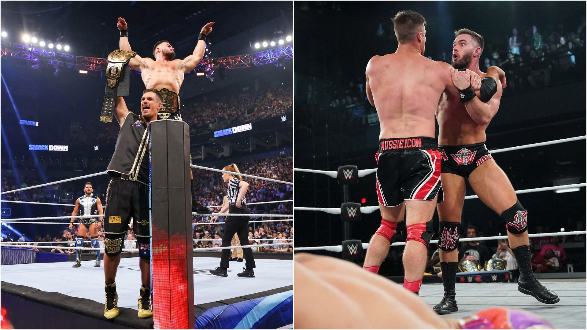 Dissension is slowly brewing in A-Town Down Under! [Images via WWE.com]