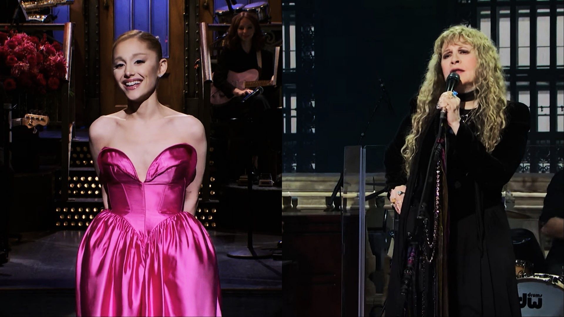 Ariana Grande and Stevie Nicks on tonight