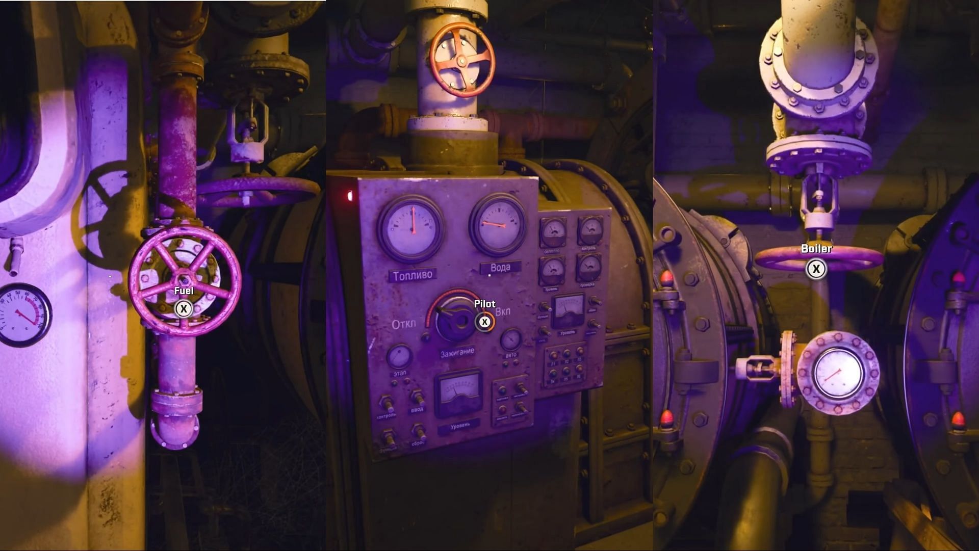 Basement Generator puzzle (Image via Activision)