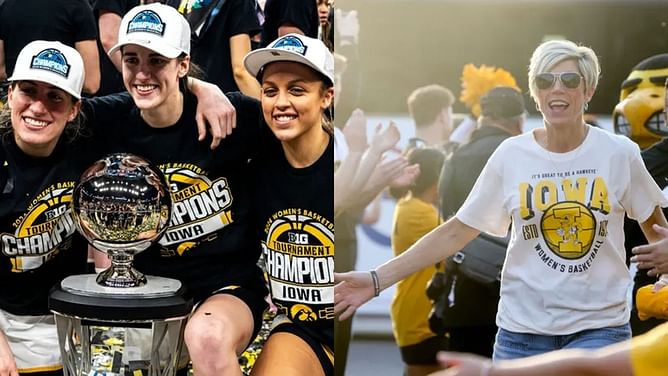 “This is so cute”: Kate Martin reacts to Iowa HC Jan Jensen’s wife Julie hosting 'Homecoming' dinner ft. Caitlin Clark and Gabbie Marshall