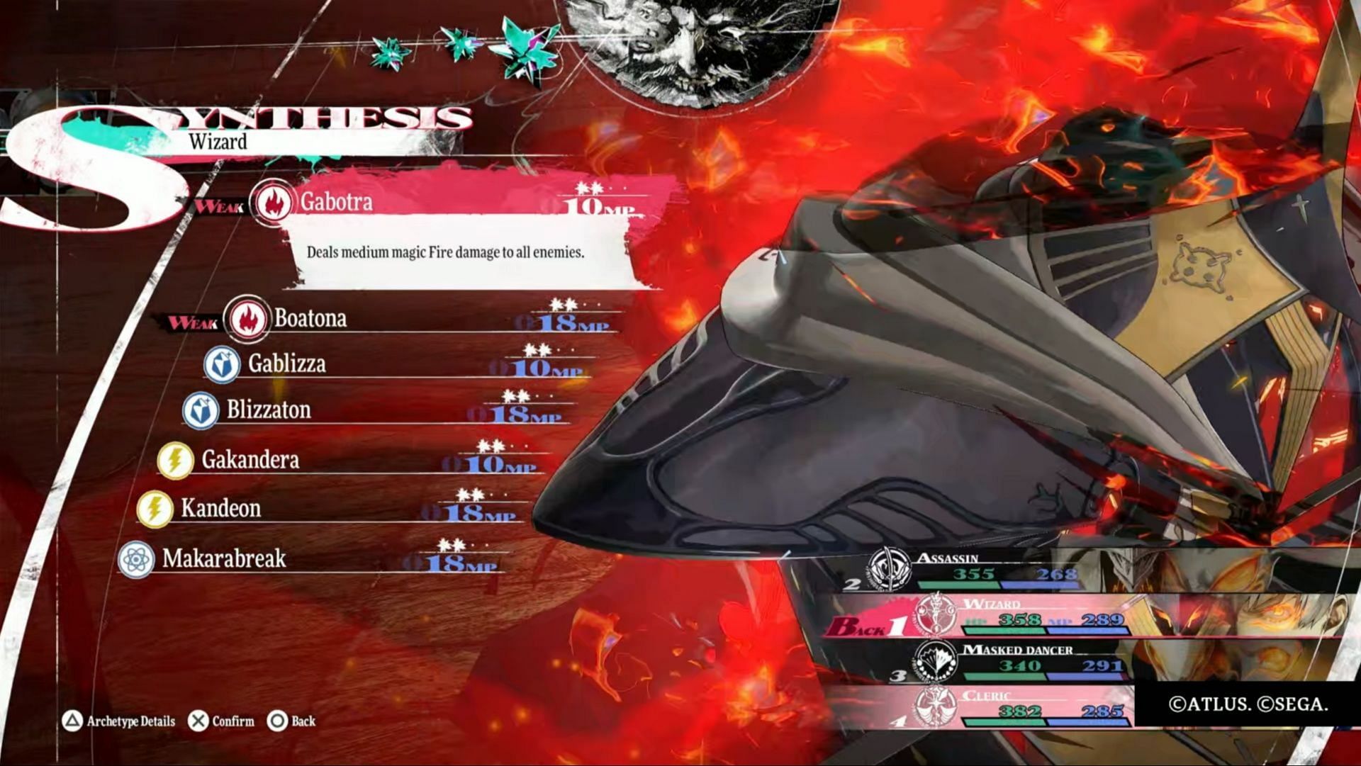 You can see that this enemy is weak to Fire (Image via Atlus)