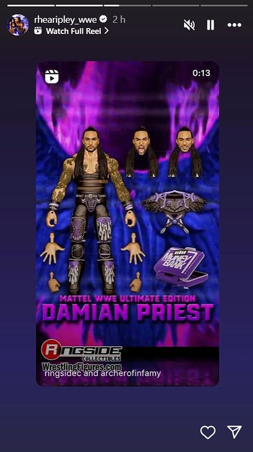 Rhea Ripley clearly feels no ill will towards Damian