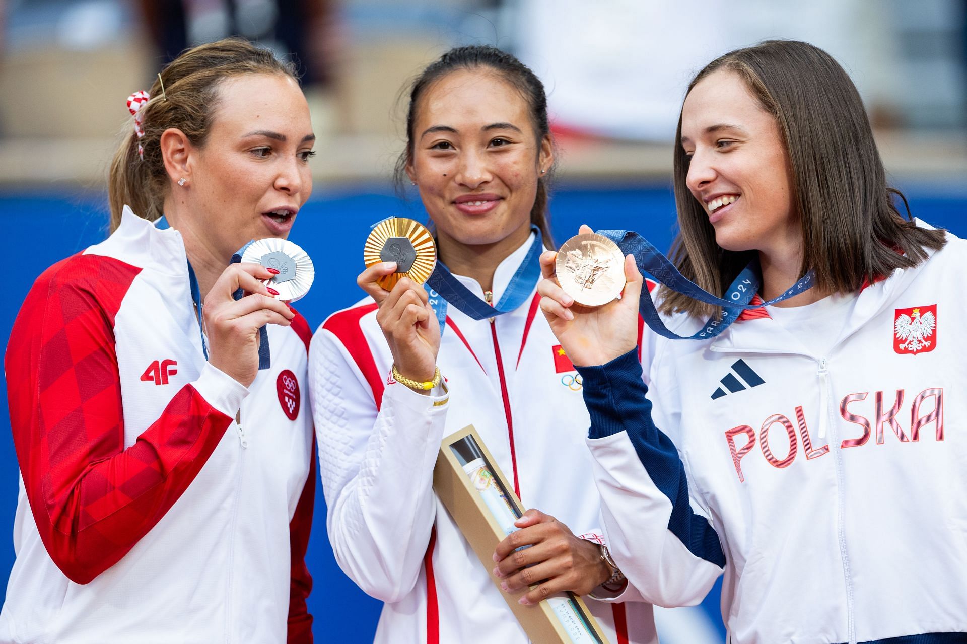 Zheng Qinwen defeated Donna Vekic in Paris Oympics final (Source: Getty)