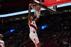 "So you was a** at first": Former North Carolina star Theo Pinson on Portland Trail Blazers' Anfernee Simons talking about high school basketball