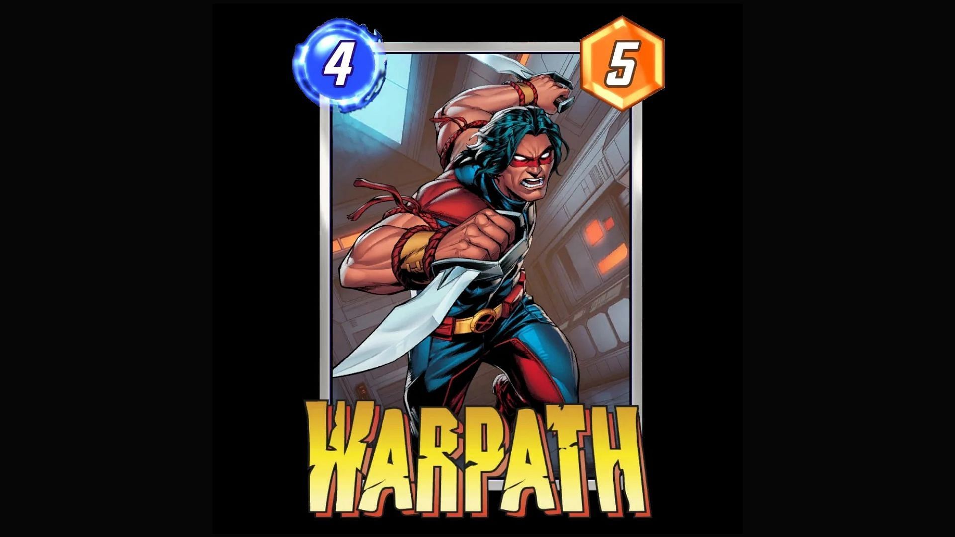 Some decks based on cards like Professor X or Destroyer can fully benefit from Warpath&rsquo;s ability, using him to win in two locations while denying the third (Image via Nuverse)