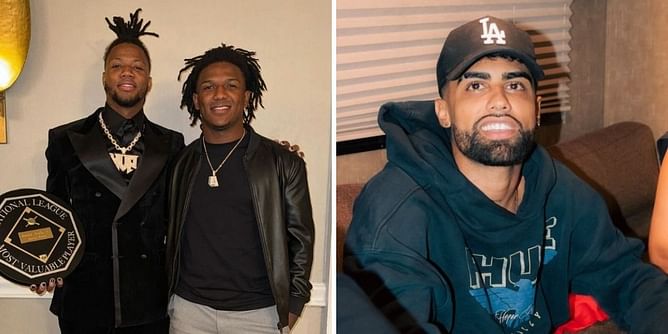 In Photos: Ronald Acuna Jr. and brother Luisangel attend Puerto Rican pop star Jay Wheeler's concert in Atlanta