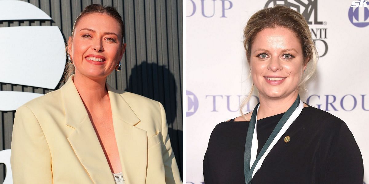 Maria Sharapova (L) &amp; Kim Clijsters (R) [Image Source: Getty Images]