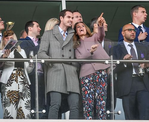 Andy Murray with his wife Kim Sears (Image Source: Getty)