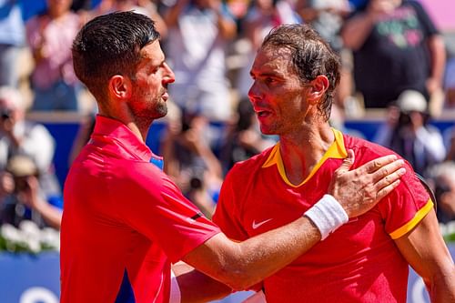 Novak Djokovic and Rafael Nadal - Source: Getty