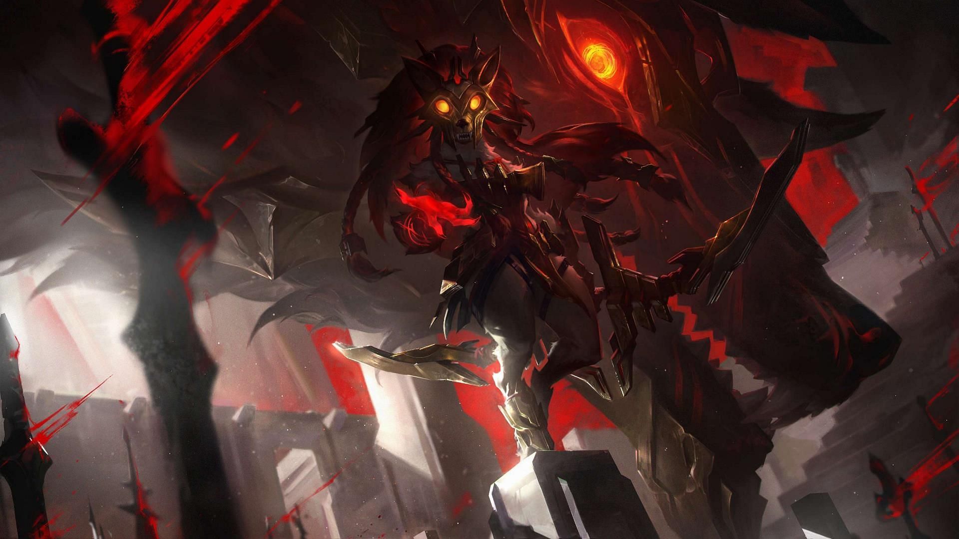 Chosen of the Wolf Kindred splash art (Image via Riot Games)