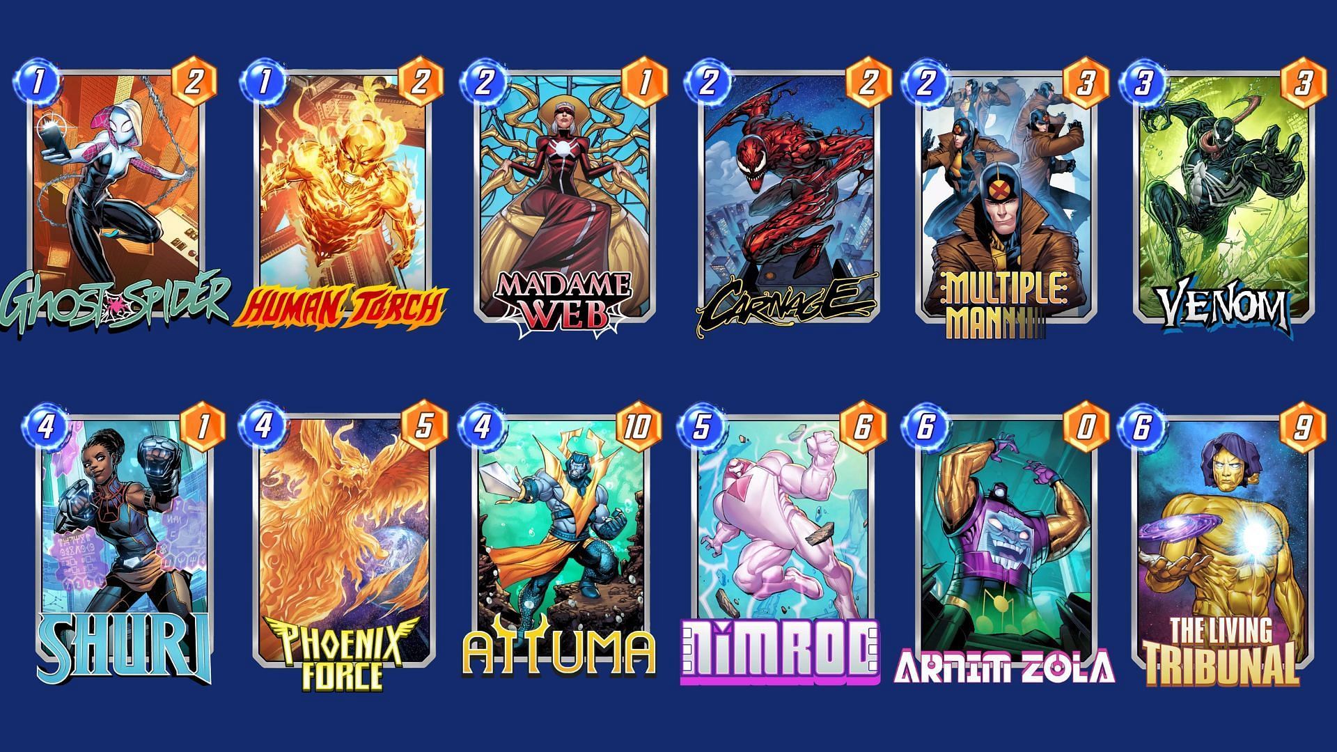 The Madame Force Deck is a disruptive Marvel Snap Madame Web deck (Image via Nuverse)