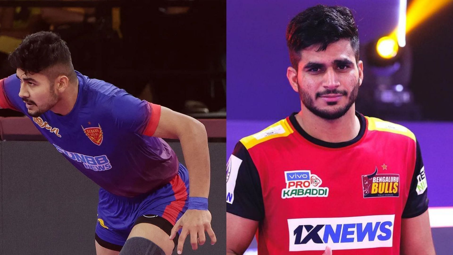 Naveen Kumar and Saurabh Nandal are key players for their teams in the PKL (Image Credits: PKL/Saurabh Nandal/IG)