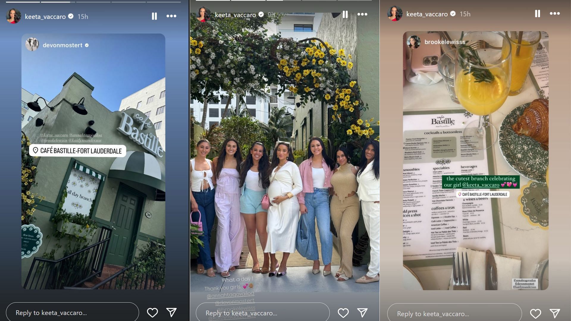 Tyreek Hill&#039;s wife Keeta Vaccaro recaps gathering with friends as due date nears [Image credit: @keeta_vaccaro IG]