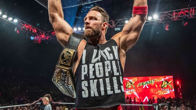 LA Knight pitches major champion vs. champion match for upcoming WWE PLE
