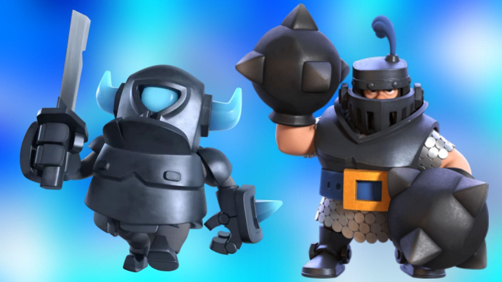 Use high-DPS troops like Mega Knight and Mini Pekka to counter Super Knight (Image via Supercell)