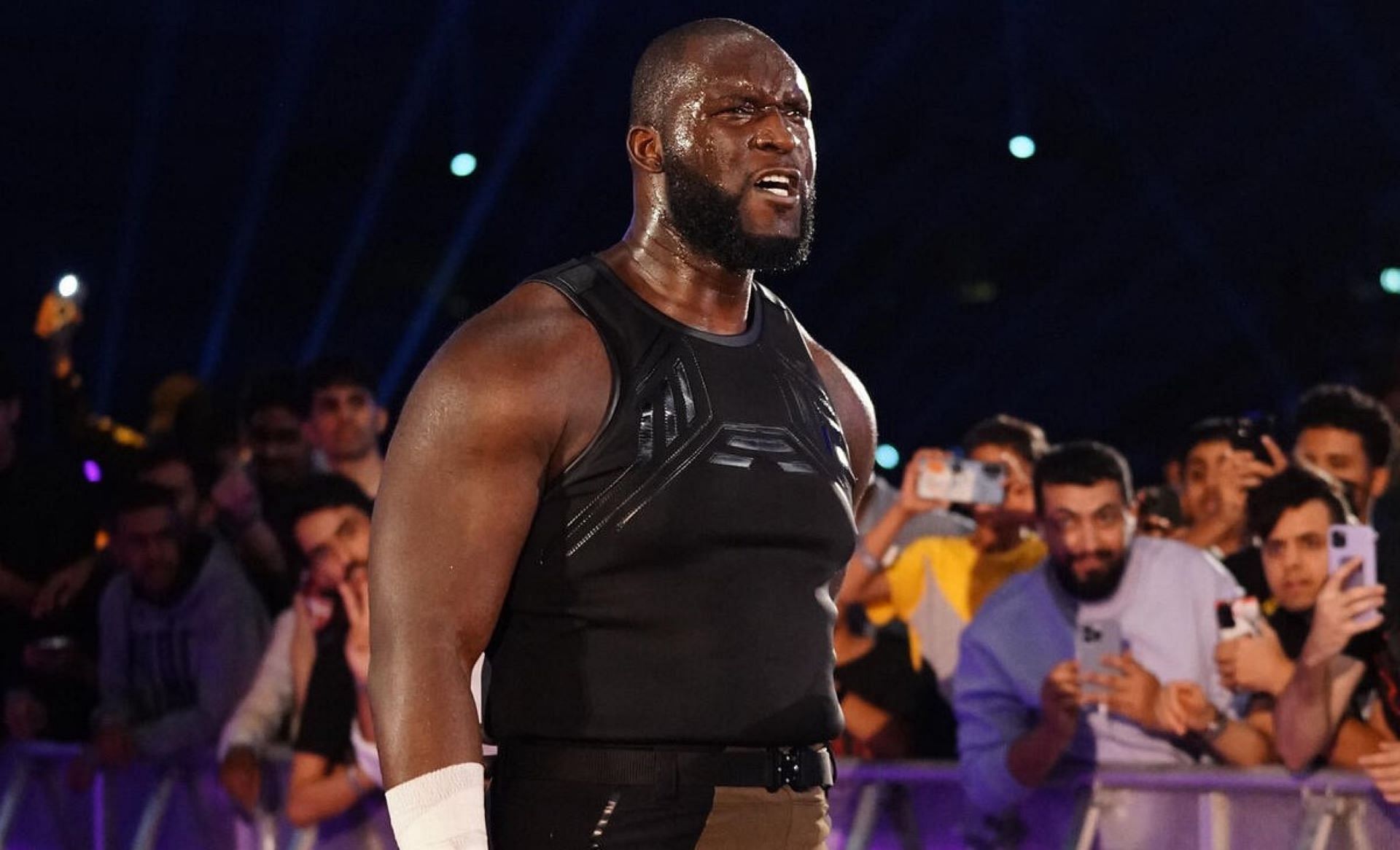 Omos has been languishing on the sidelines for much of 2024. (Image Credit; WWE.com)