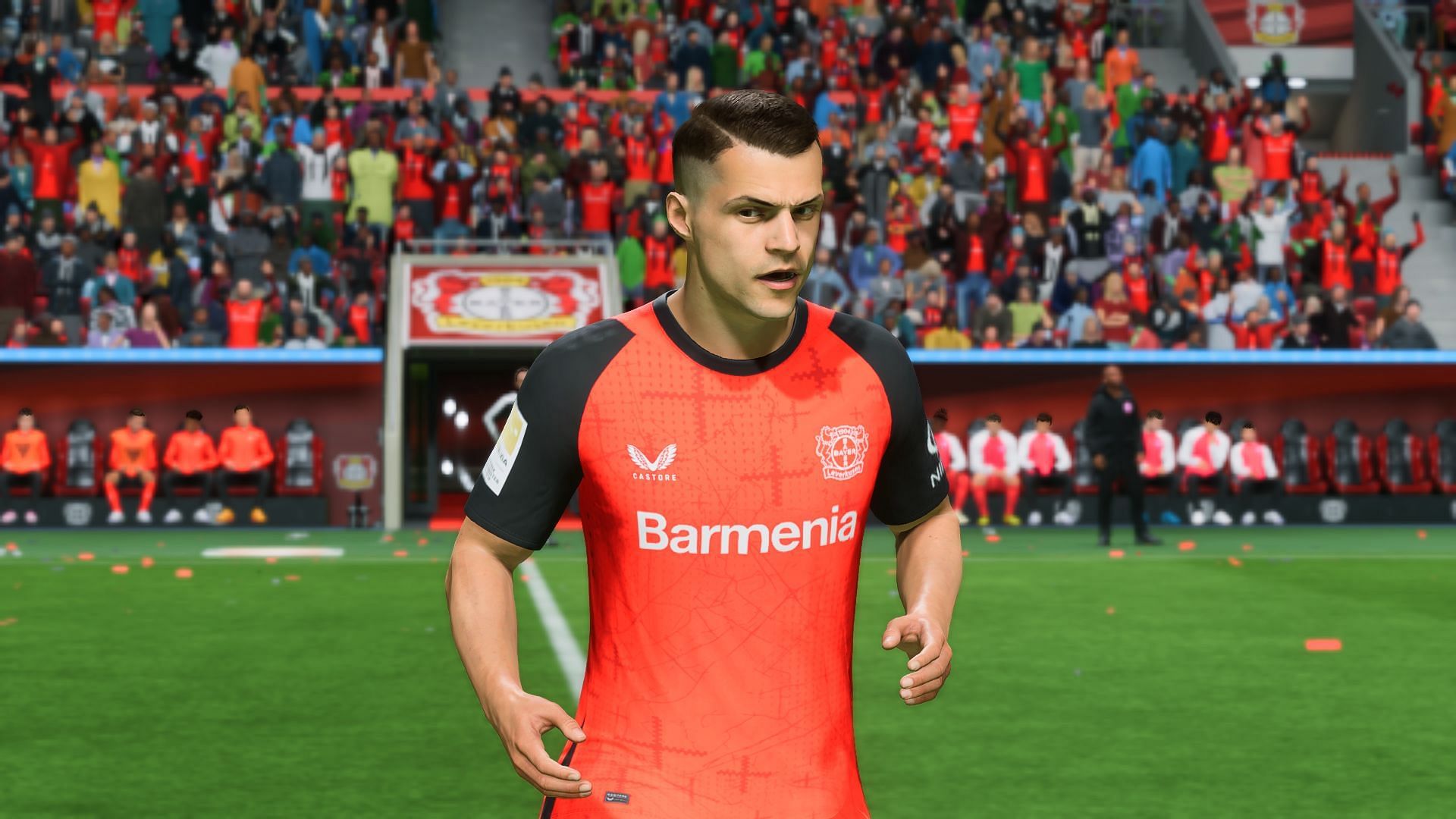 Granit Xhaka is a decorated defensive midfielder (Image via EA Sports)