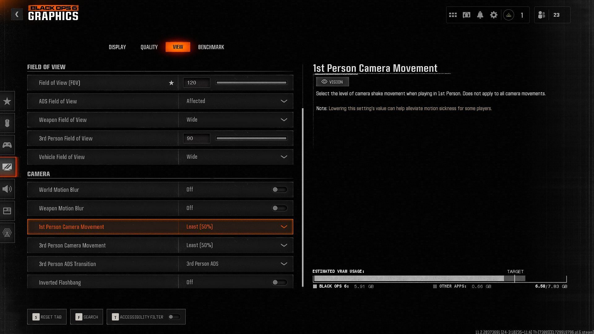 Best FOV settings in Black Ops 6 (Image via Activision)