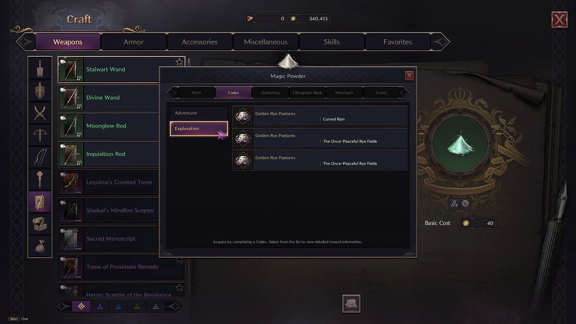 Complete certain quests to get Magic Powder (Image via NCSoft)