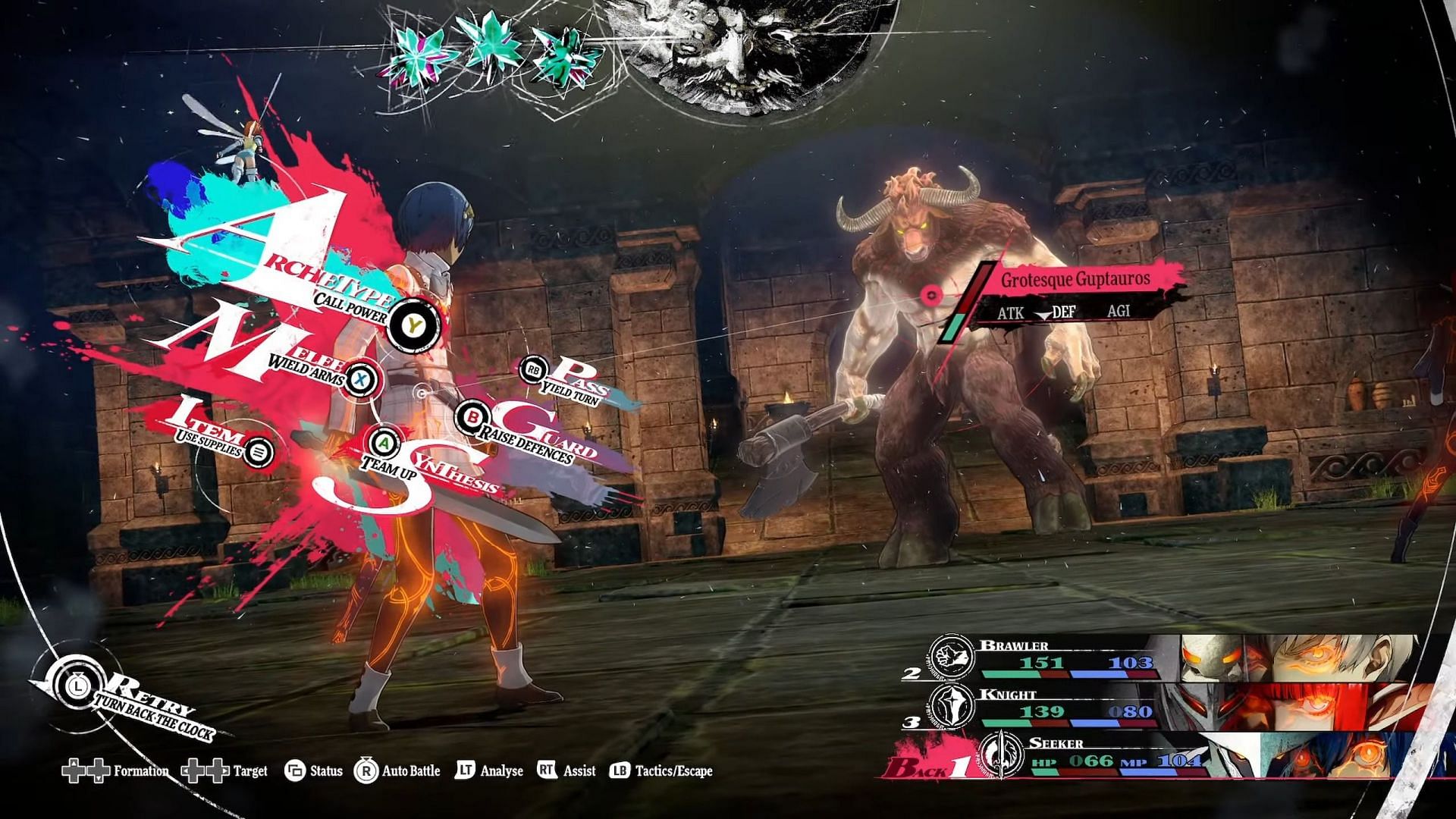 Defeat the Grotesque Guptauros (Image via Atlus)