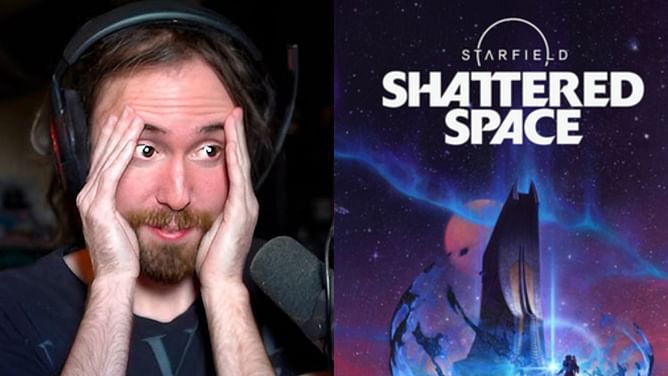 "It's actually getting outperformed by Fallout 4": Asmongold reacts to poor Steam performance of Starfield expansion