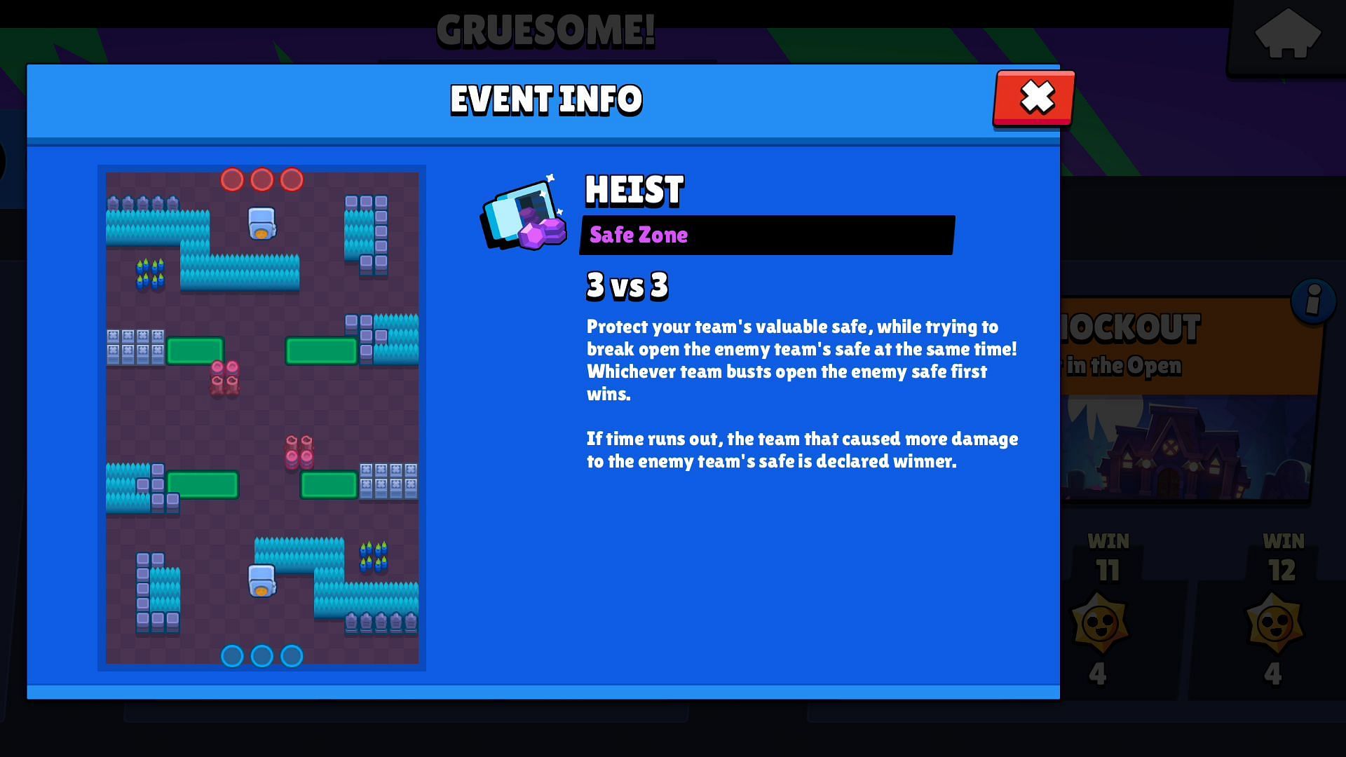 Heist map for stage 3 (Image via Supercell)