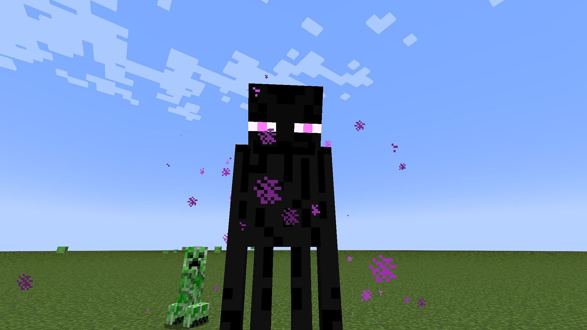 Nobody can beat the intense stare of the Enderman (Image via Mojang Studios)