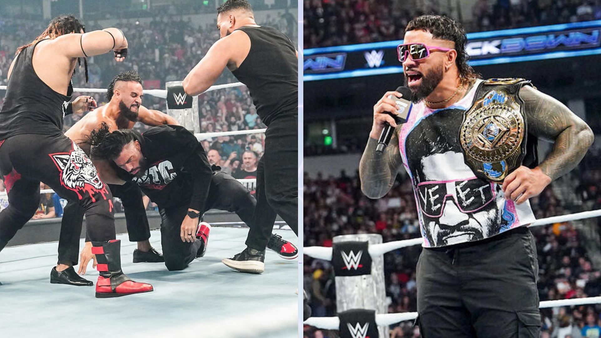 Roman Reigns returned at SummerSlam 2024. [Images Source: WWE.com]