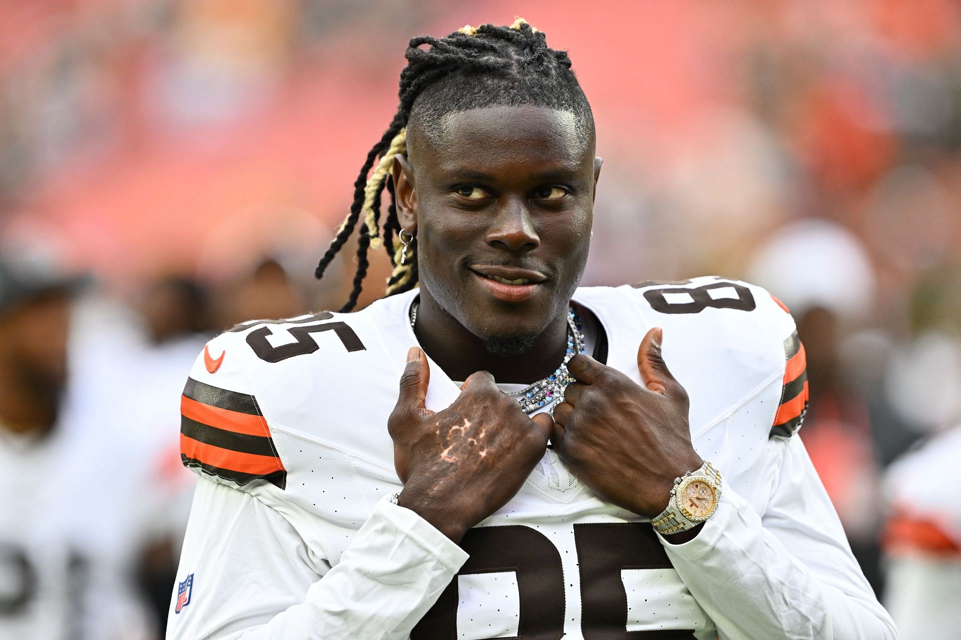 Cleveland Browns TE David Njoku - Source: Getty