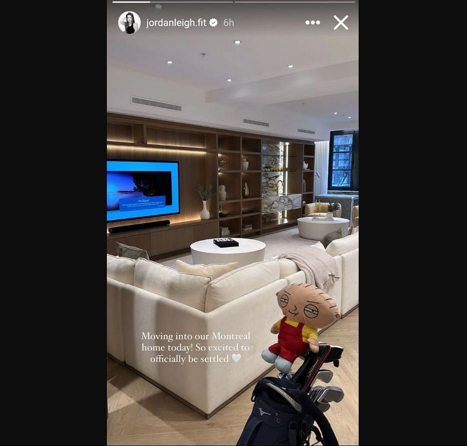 Patrik Laine&#039;s new house in Montreal (IG @jordanleigh.fit)