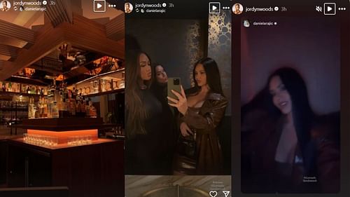 Jordyn Woods and Daniea Rajica spend a night out together. (Credits: @jordynwoods/Instagram)