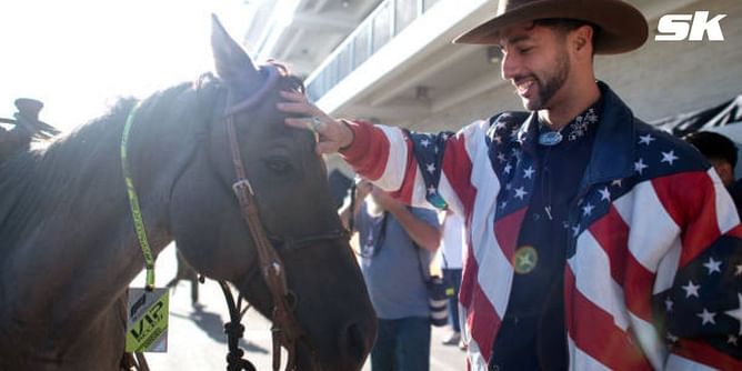 When Daniel Ricciardo entered the paddock riding a horse at the F1 US GP