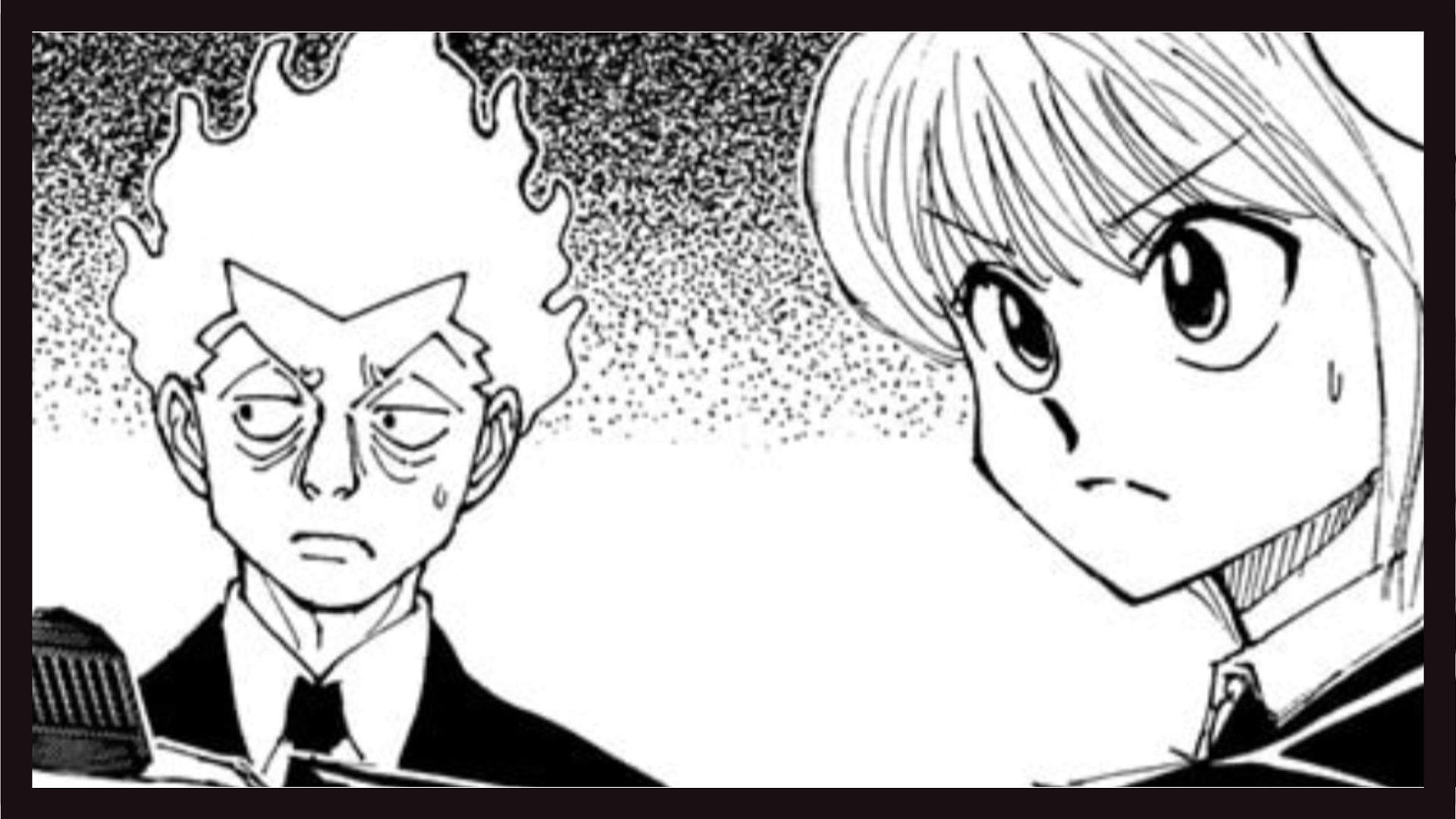 Bill and Kurapika will have a big responsibility in Hunter x Hunter chapter 402 (Image via Shueisha)