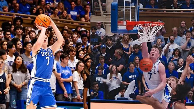 “One of the best dunks I’ve seen in a while”: Cooper Flagg heaps praise for fellow Duke freshman Kon Knueppel