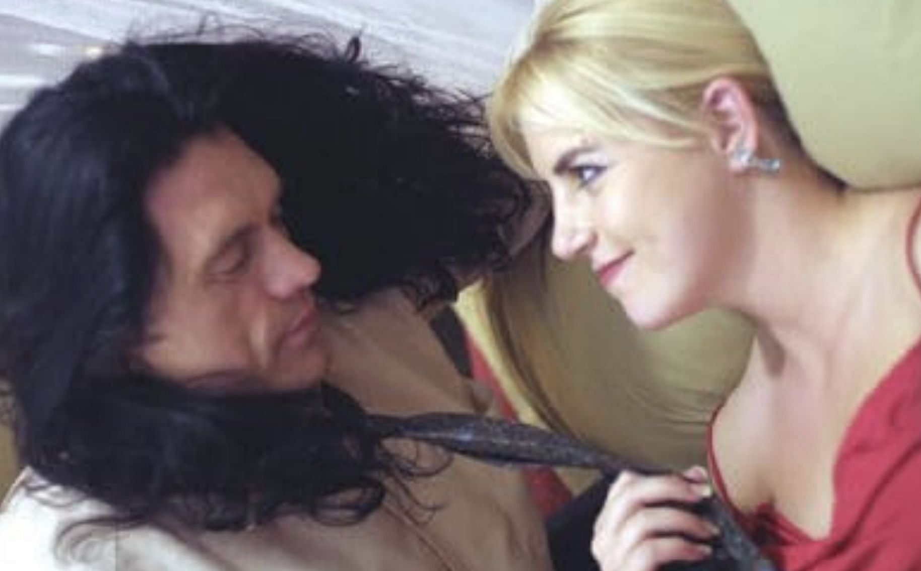 Tommy Wiseau and Juliette Danielle in The Room (Image via Wiseau Films)