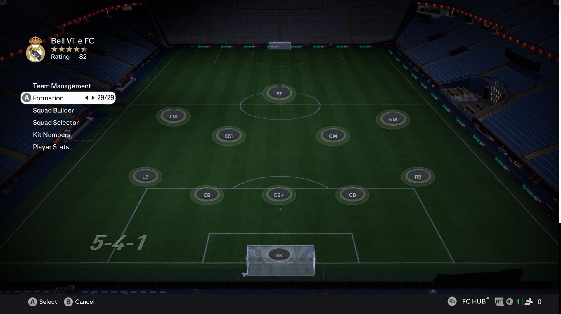 The  article will discuss the best tactics for 5-4-1 Flat fomation (Image via EA Sports)