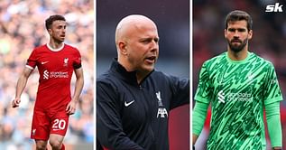 Liverpool boss Arne Slot provides injury update on Alisson Becker and Diogo Jota ahead of EFL Cup clash against Brighton & Hove Albion