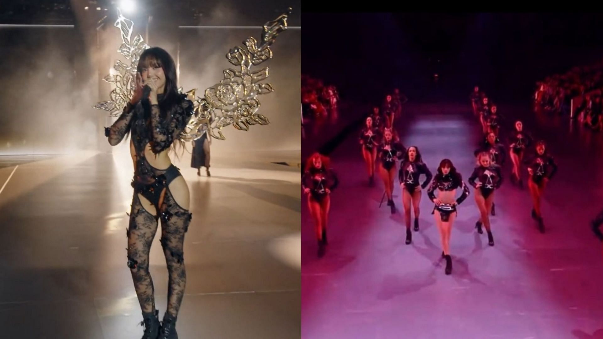 BLACKPINK&rsquo;s Lisa hits back at lip-sync allegations delivering a live performance at 2024 Victoria&rsquo;s Secret Fashion Show (Images via YouTube/@VictoriasSecret)