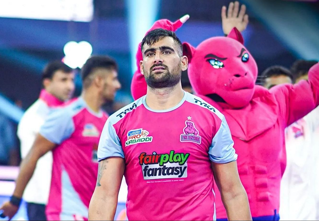 Rahul Chaudhary of Jaipur Pink Panthers (Credits: insta / rahulkabaddi )