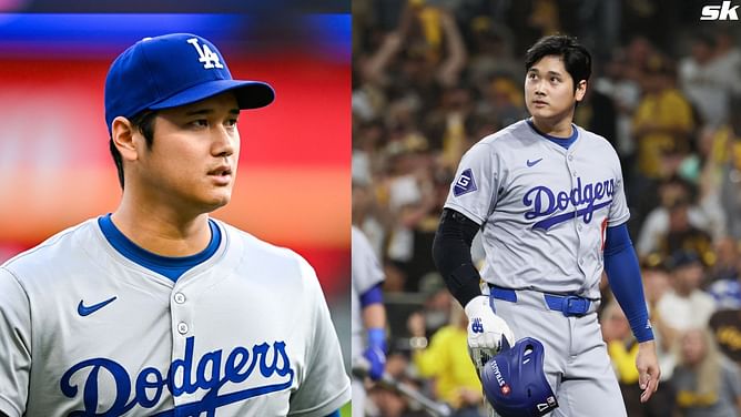 Watch: Shohei Ohtani gets frustrated in the dugout after third base umpire gets in the way, preventing a possible run