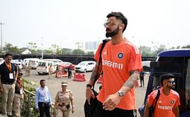 [In Pictures] Virat Kohli poses with net bowlers at MCA Stadium in Pune ahead of 2024 2nd IND vs NZ Test