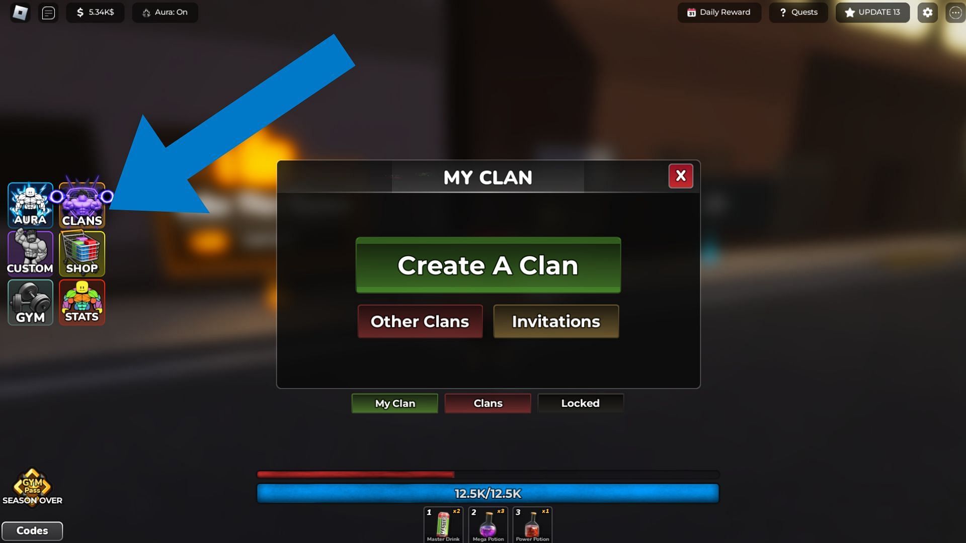 You can easily create a Clan in the game (Image via Roblox)